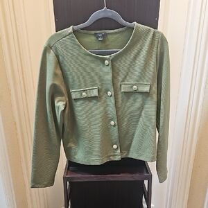 Ann Taylor Factory Olive Green Blazer